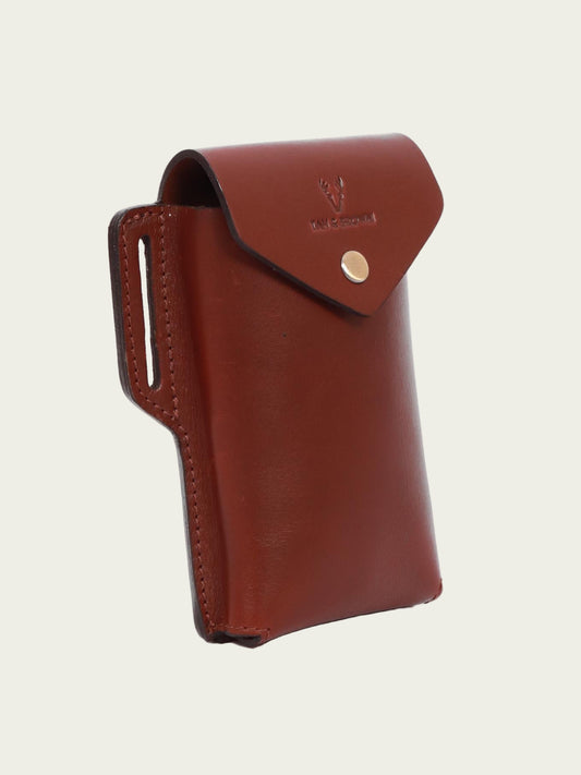 leather mobile pouch