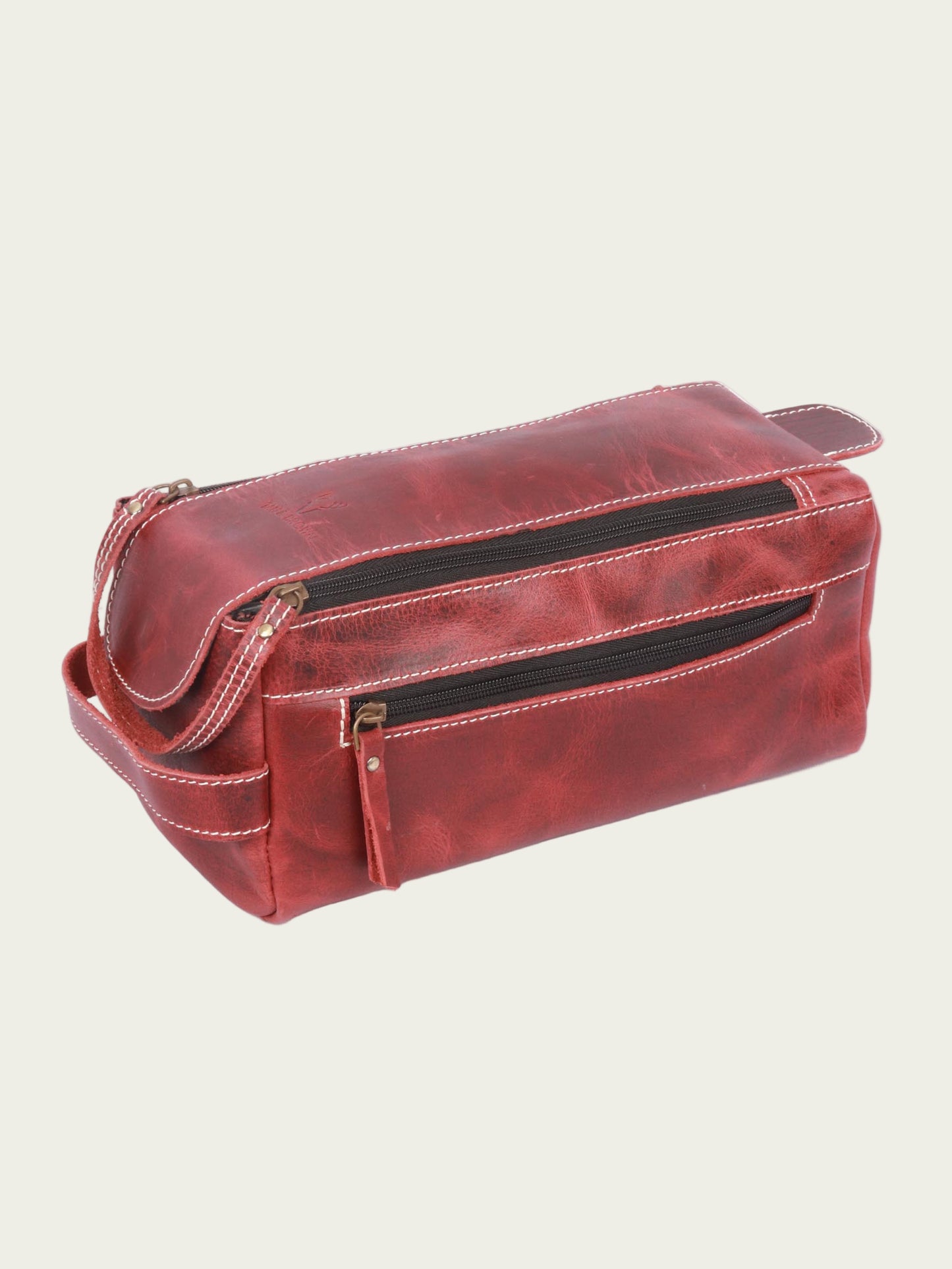 Leather Travel Toiletry Bag
