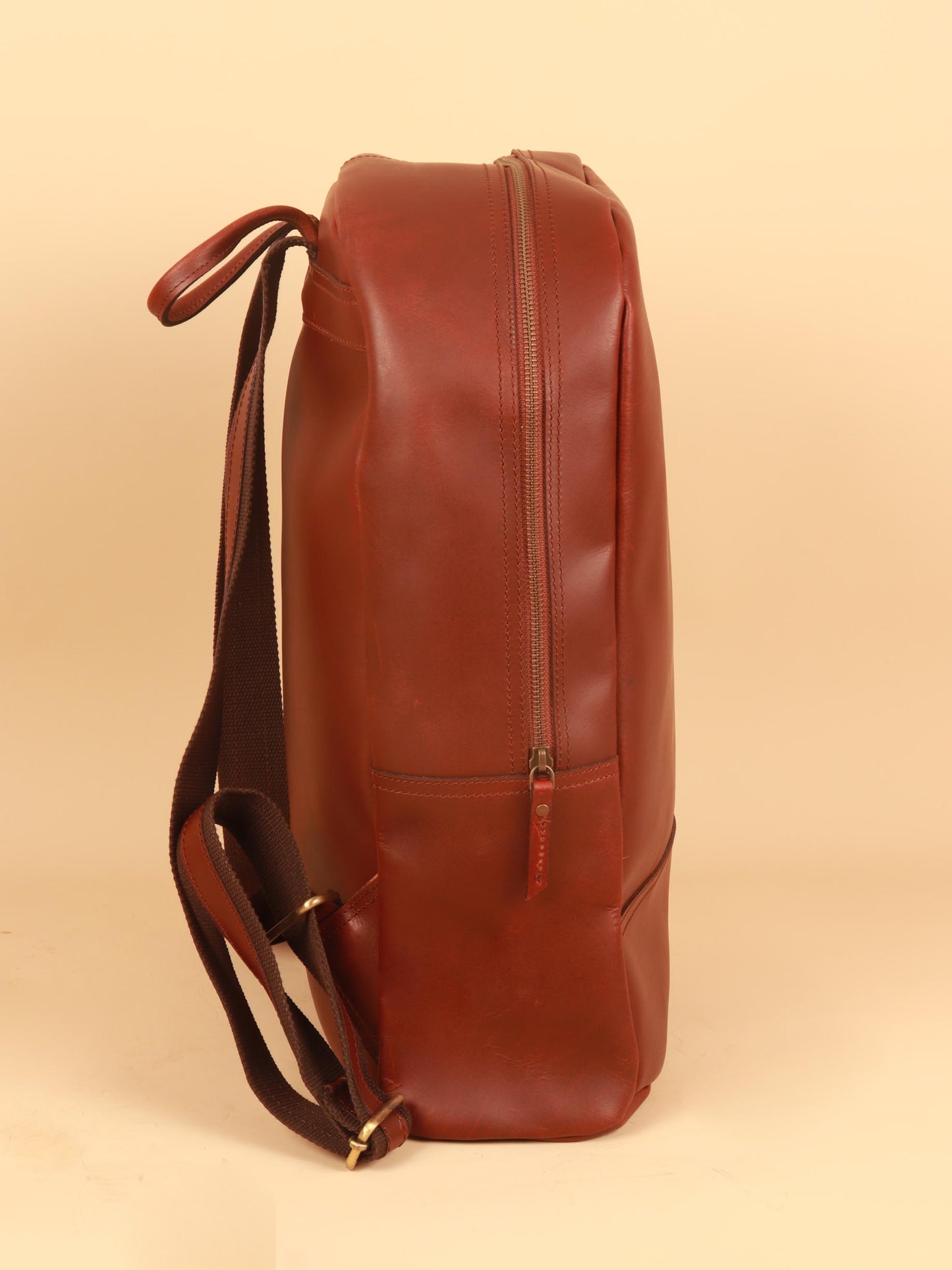 TAN & BROWN BACKPACK