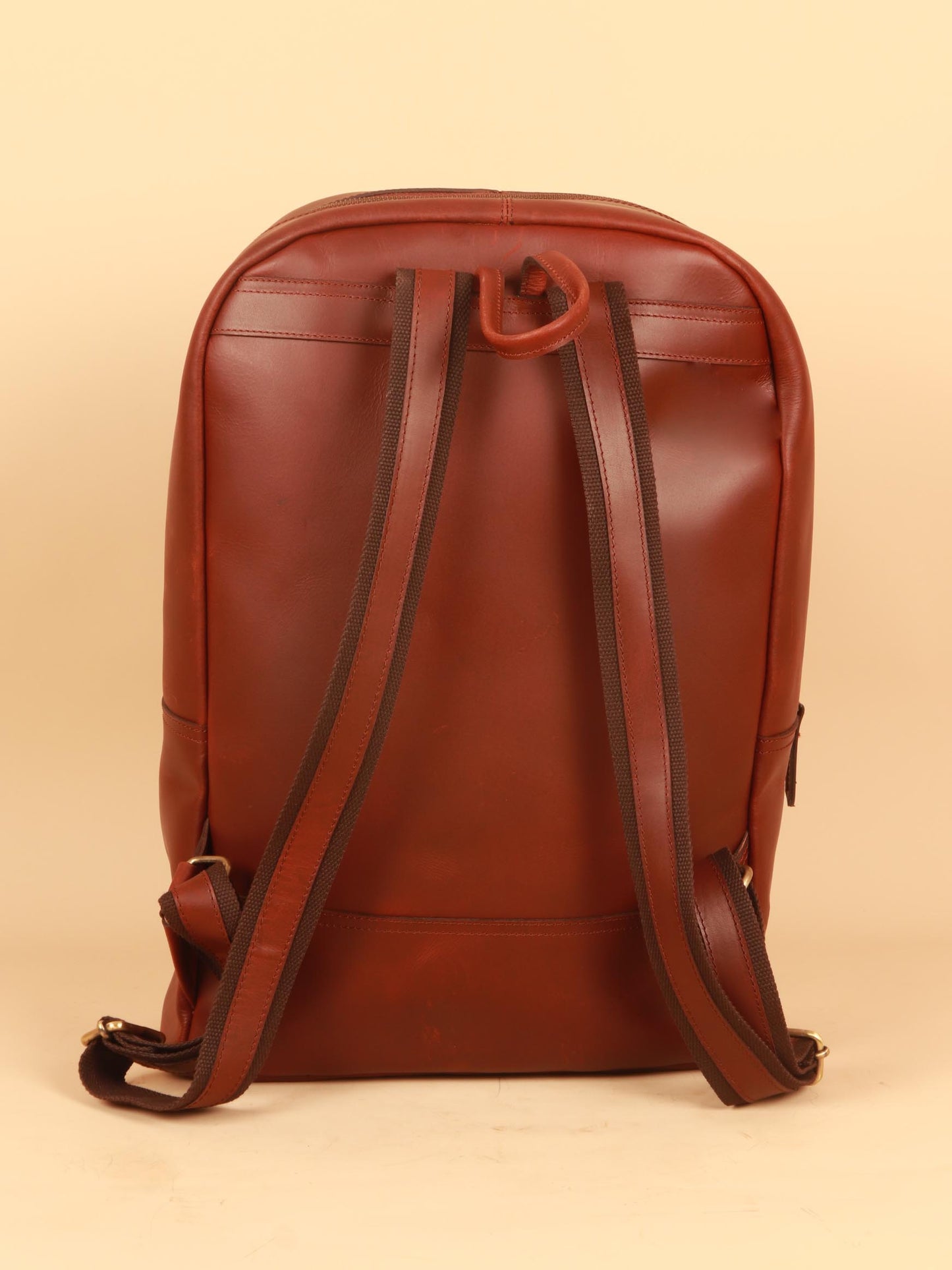 TAN & BROWN BACKPACK