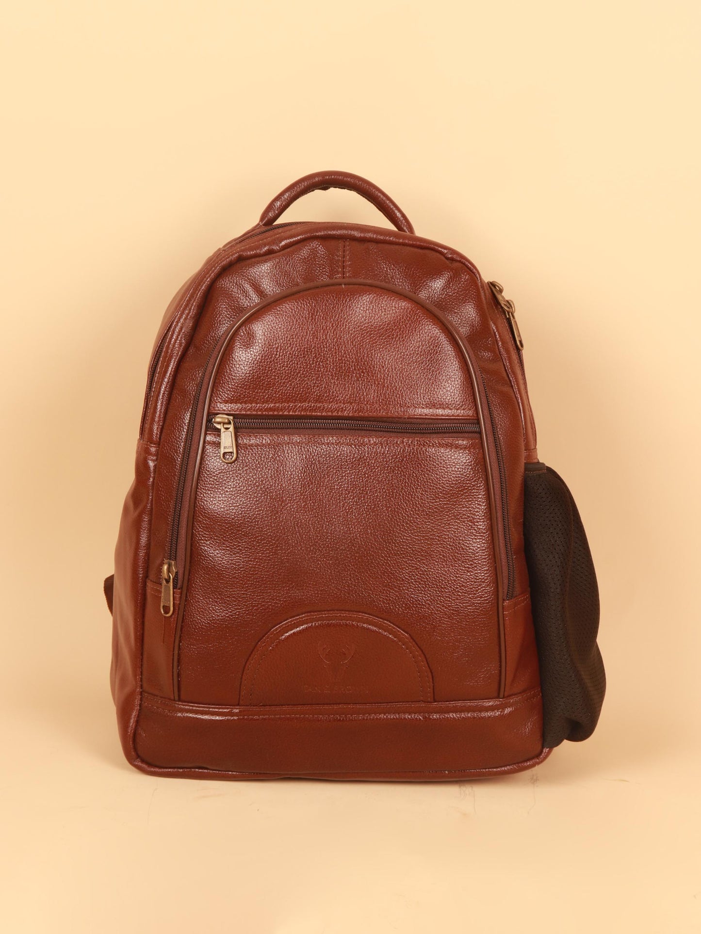 TAN & BROWN BACKPACK