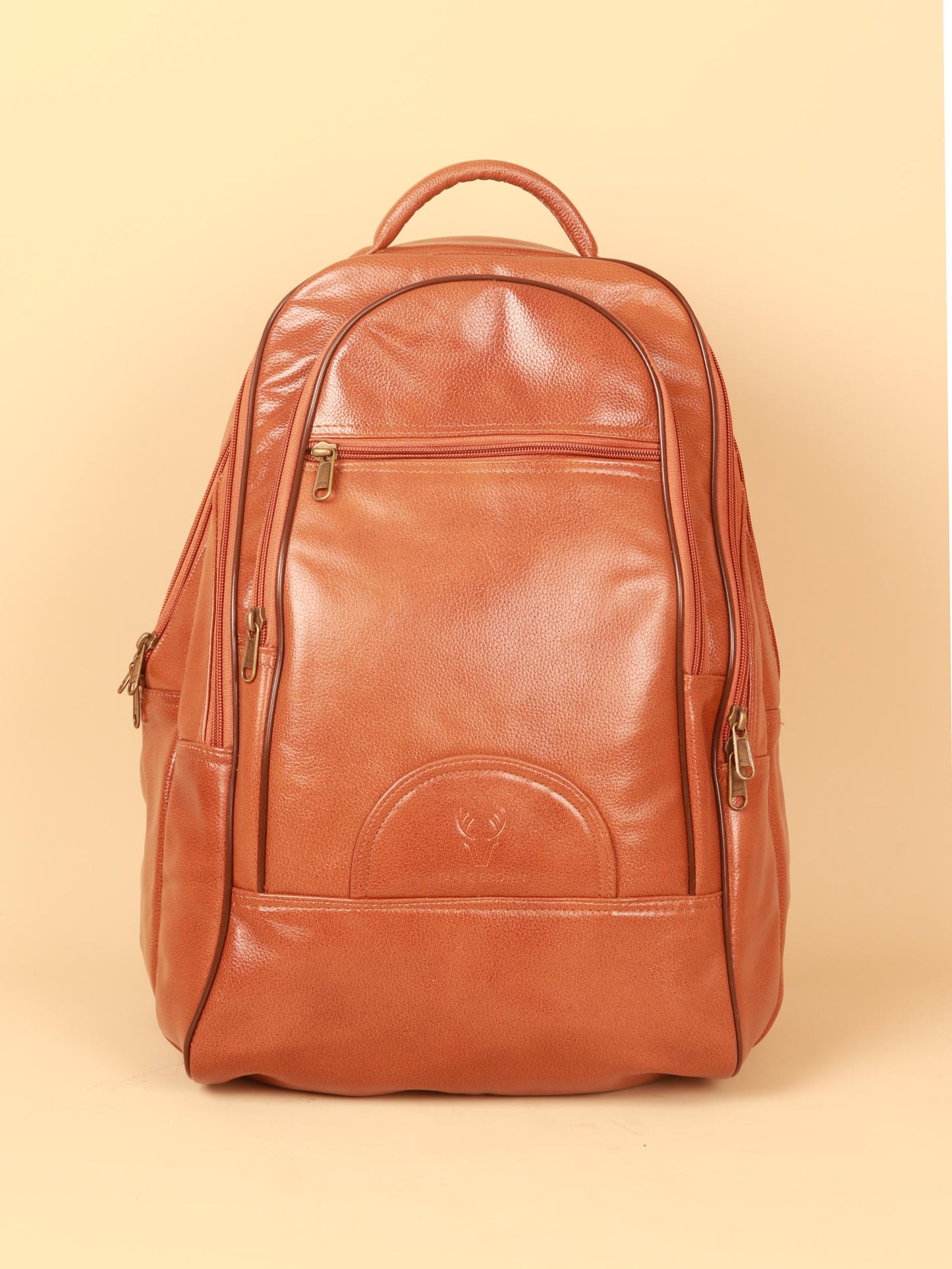 TAN & BROWN BACKPACK