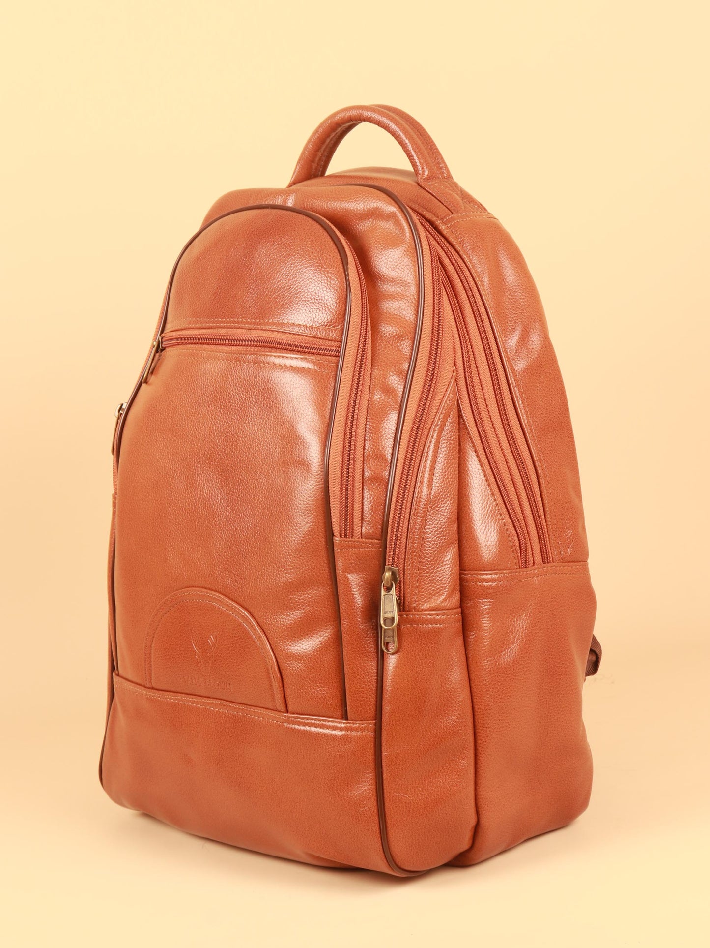 TAN & BROWN BACKPACK