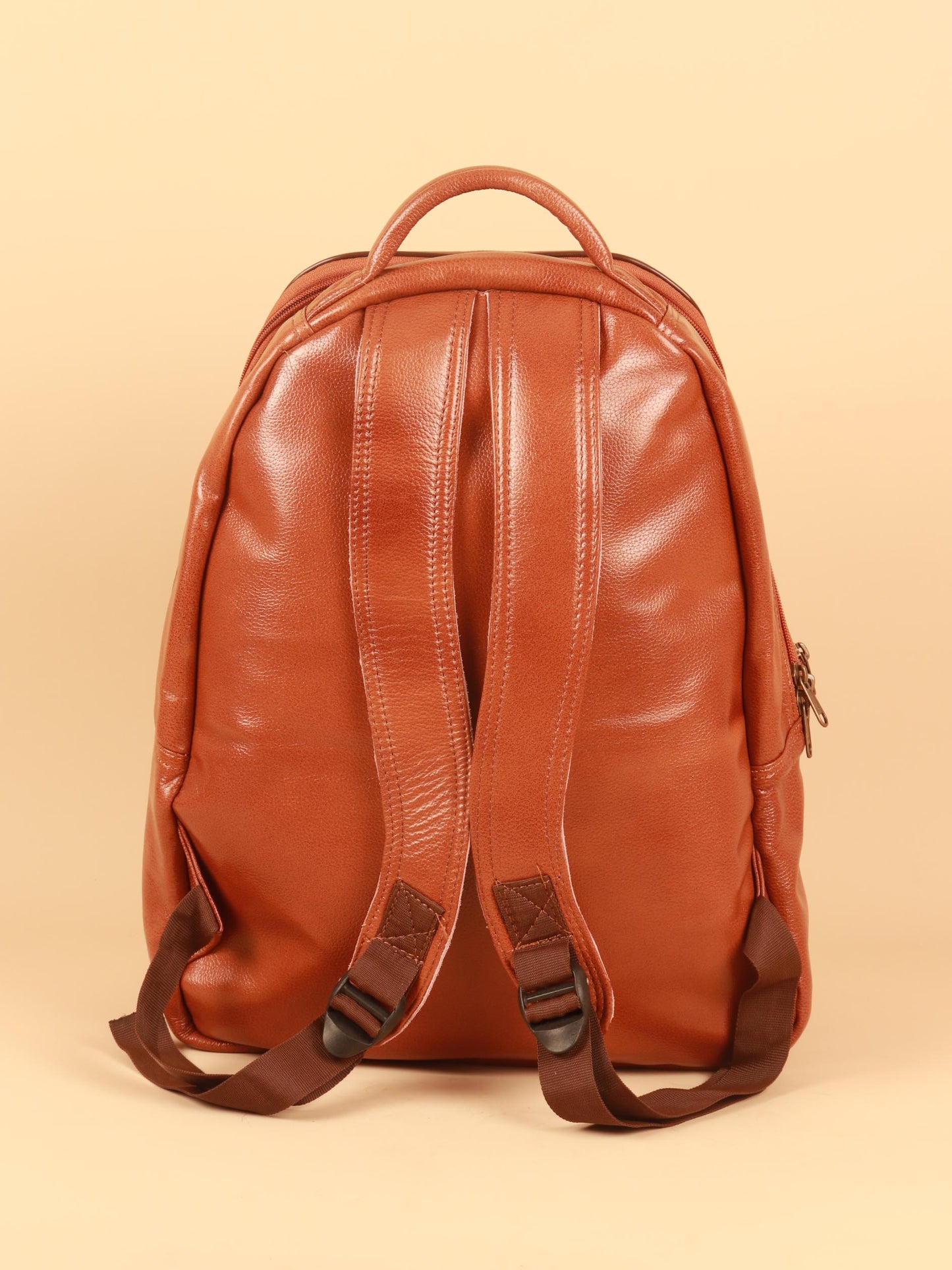 TAN & BROWN BACKPACK