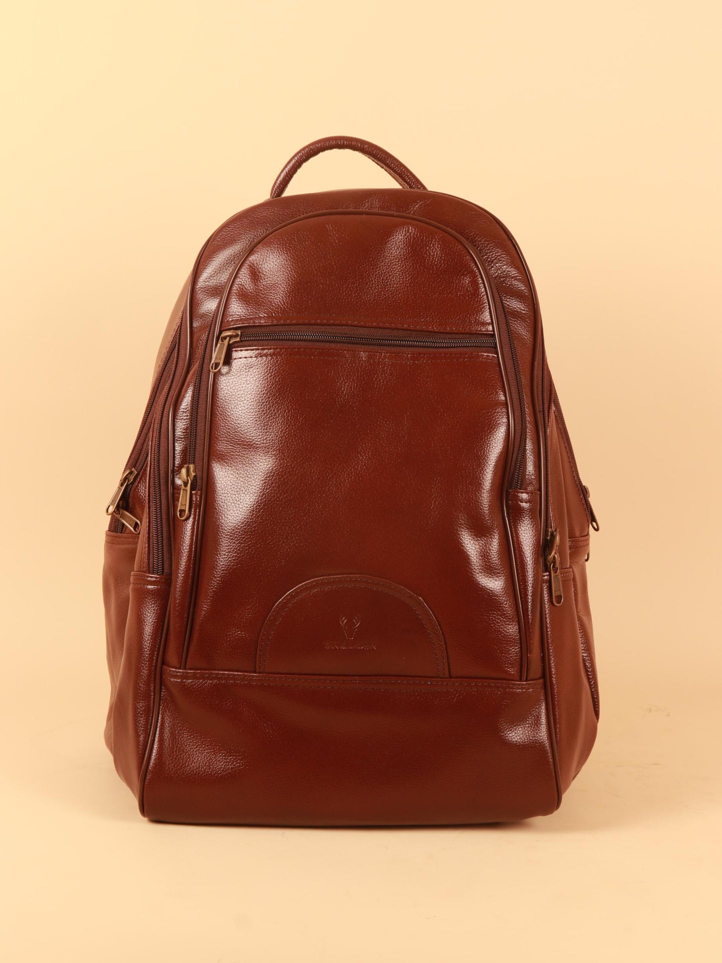 TAN & BROWN BACKPACK