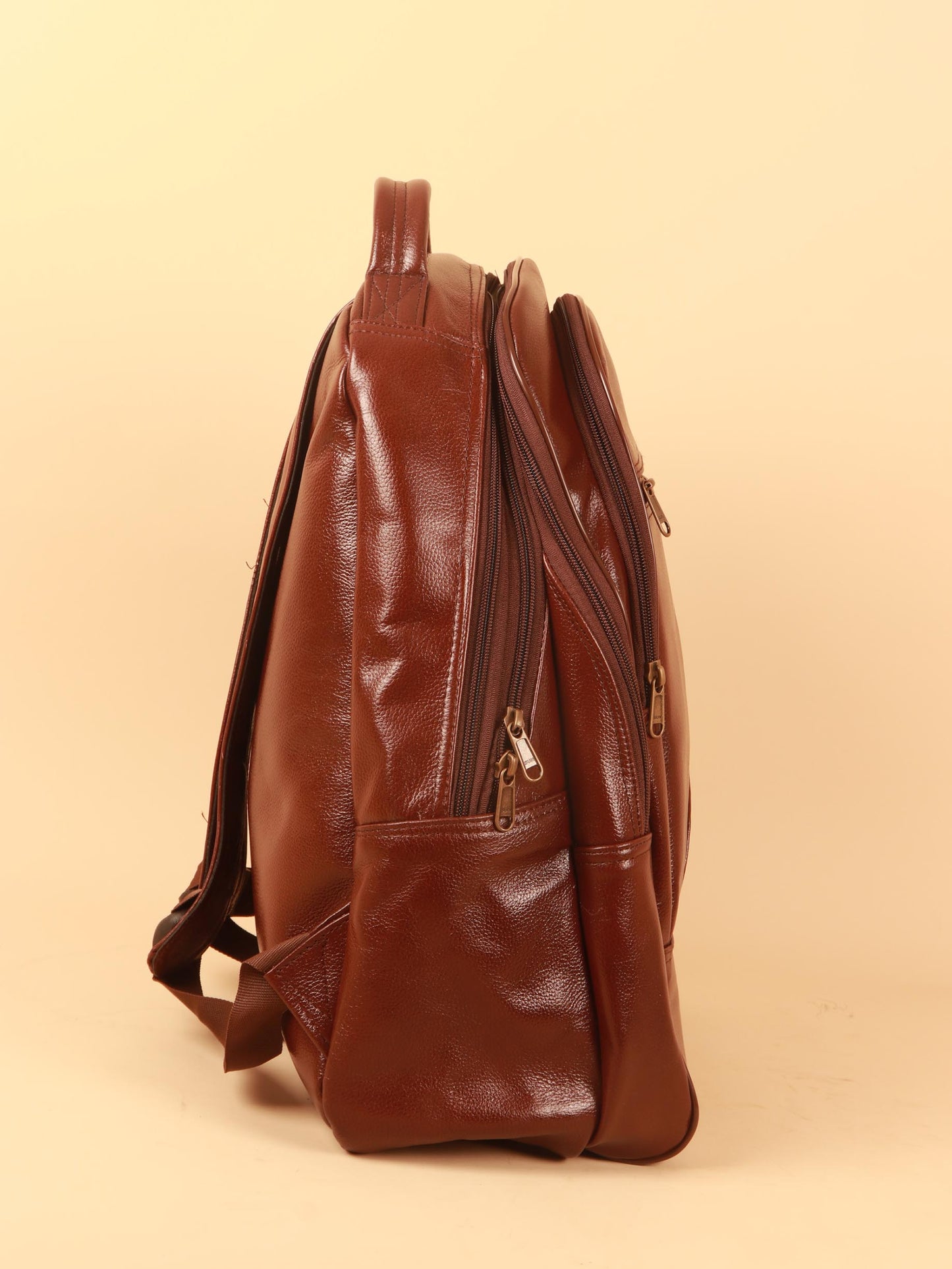 TAN & BROWN BACKPACK