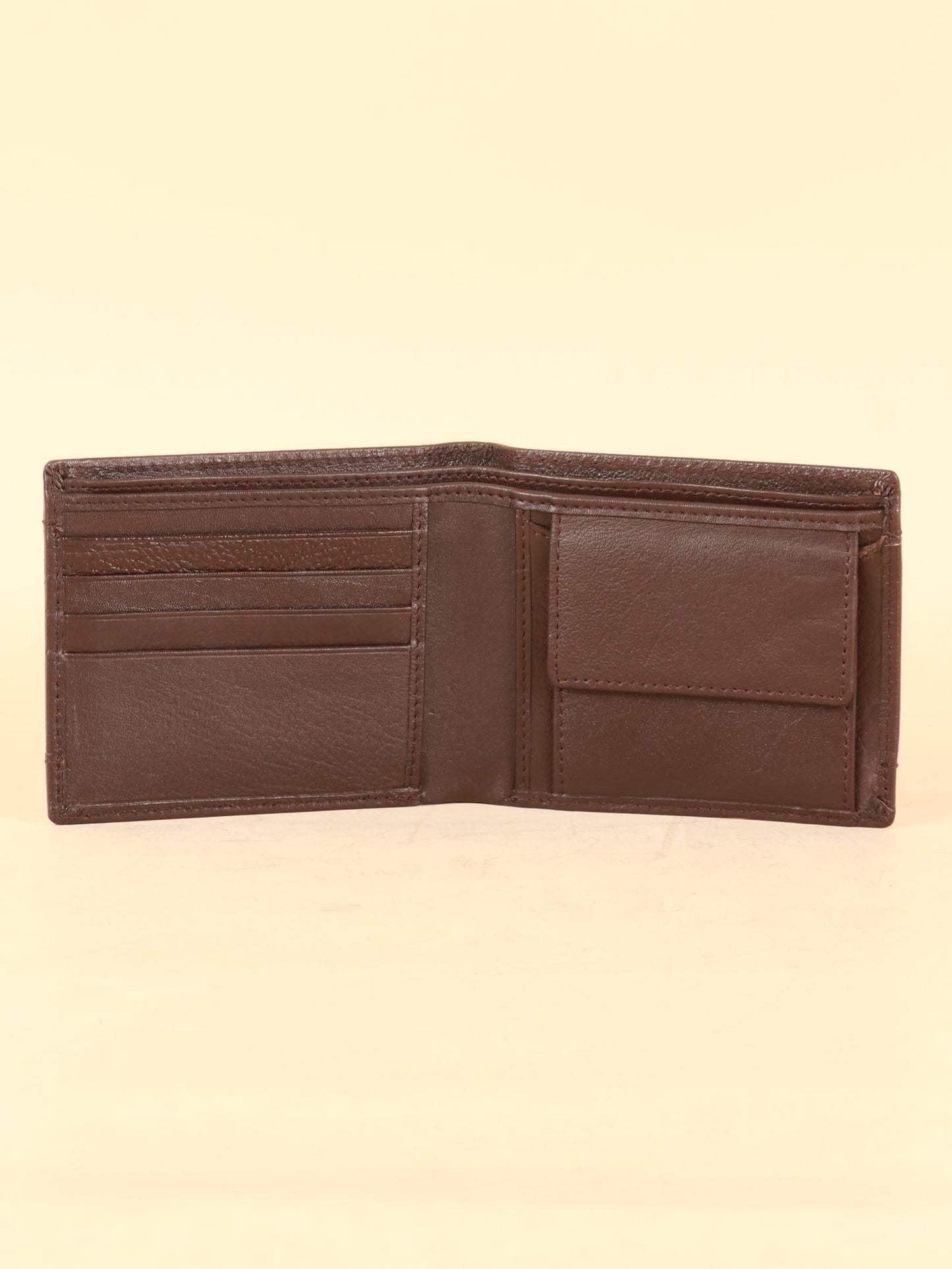 TAN & BROWN MEN'S WALLET