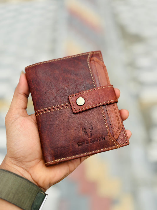 leather book wallet