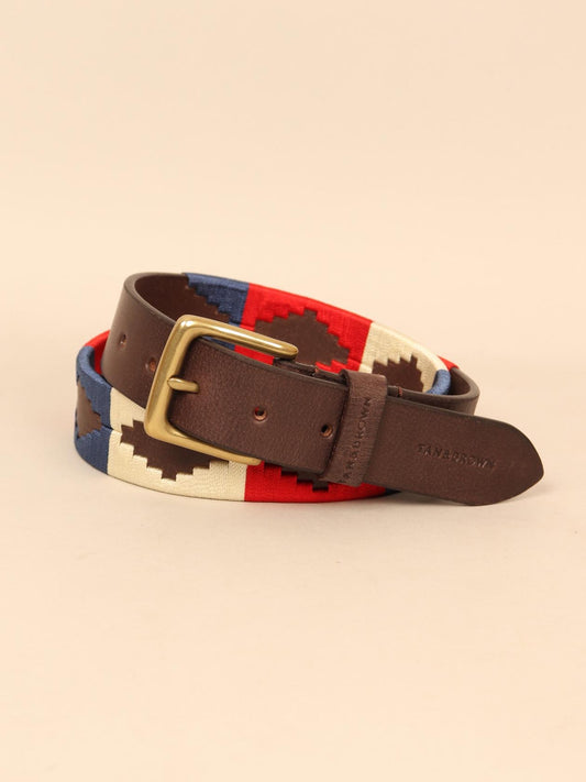 Polo leather belt