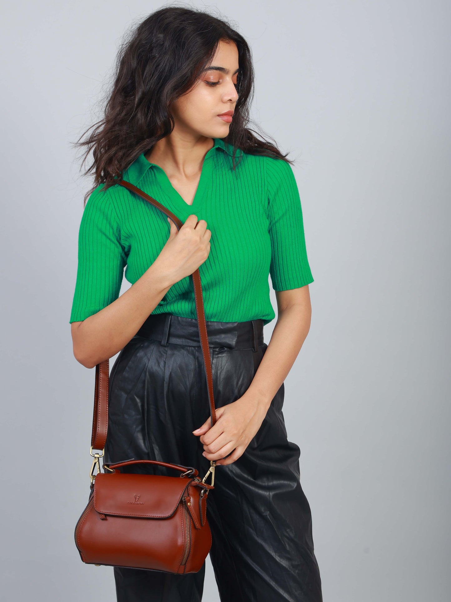 leather sling bags online