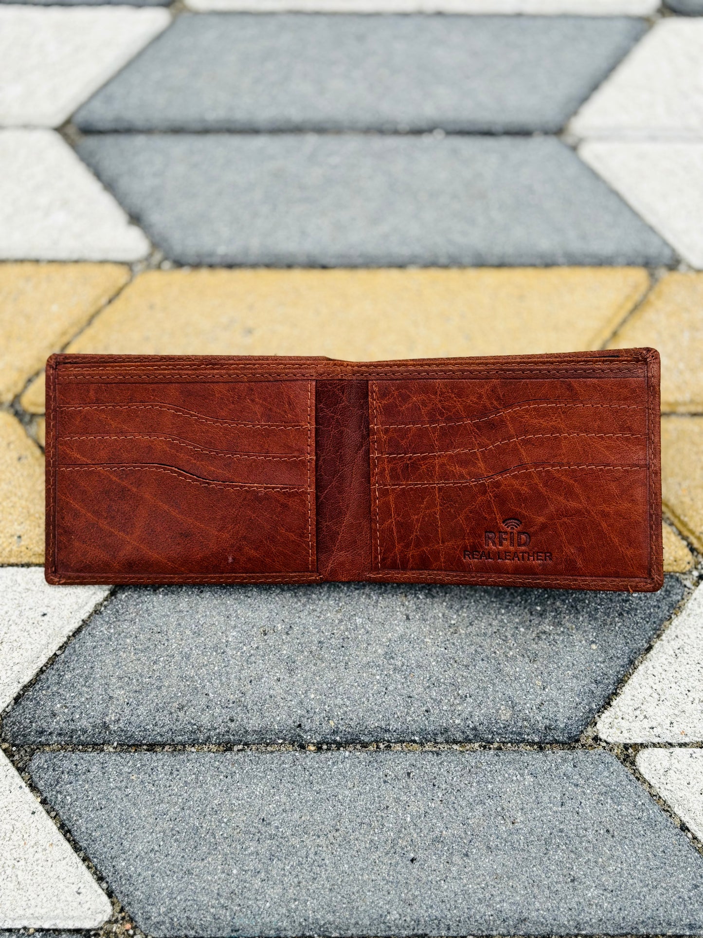 RFID-protected Leather Wallet