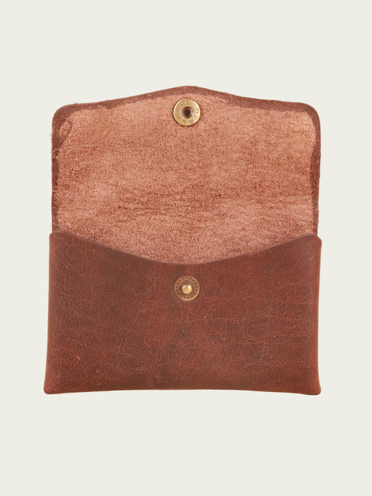 Genuine leather business card holder
