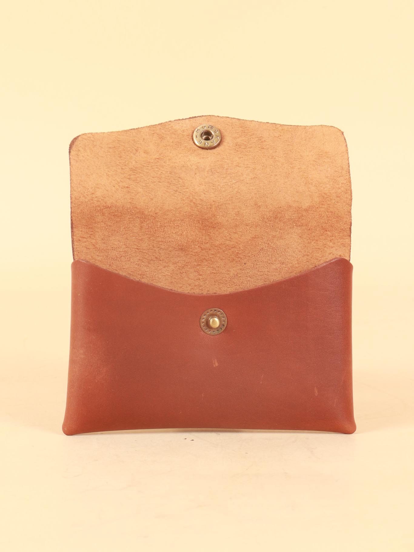 Genuine leather business card holder