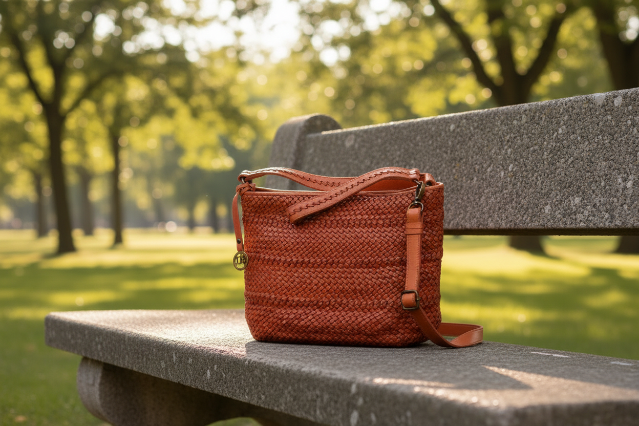 Women's leather sling bag