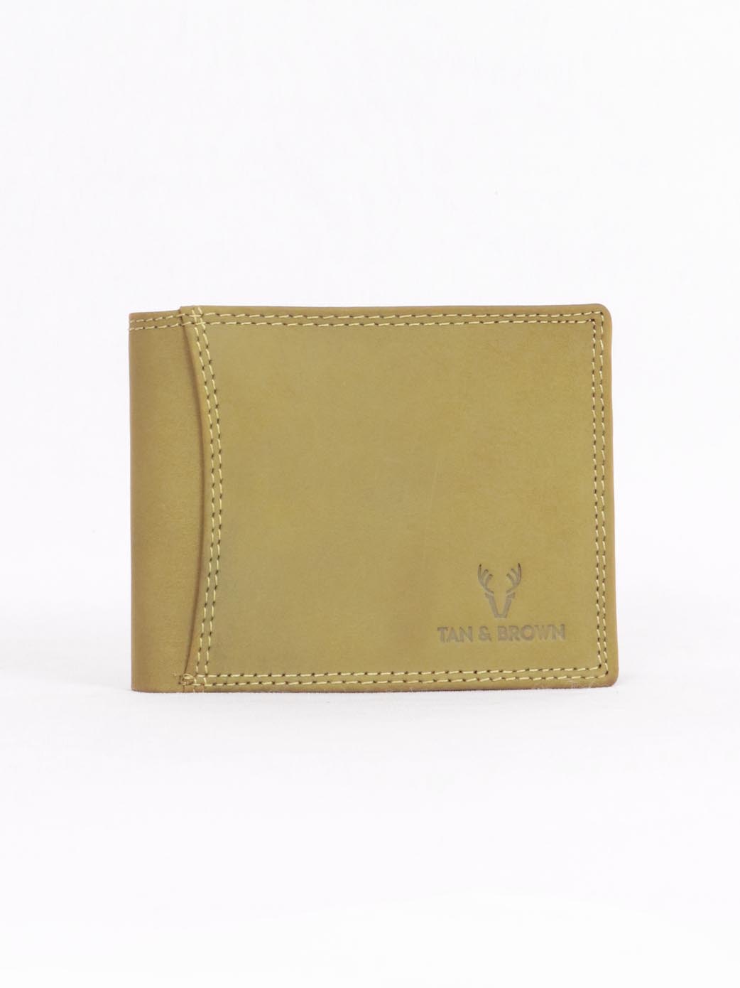 TAN & BROWN MEN'S WALLET