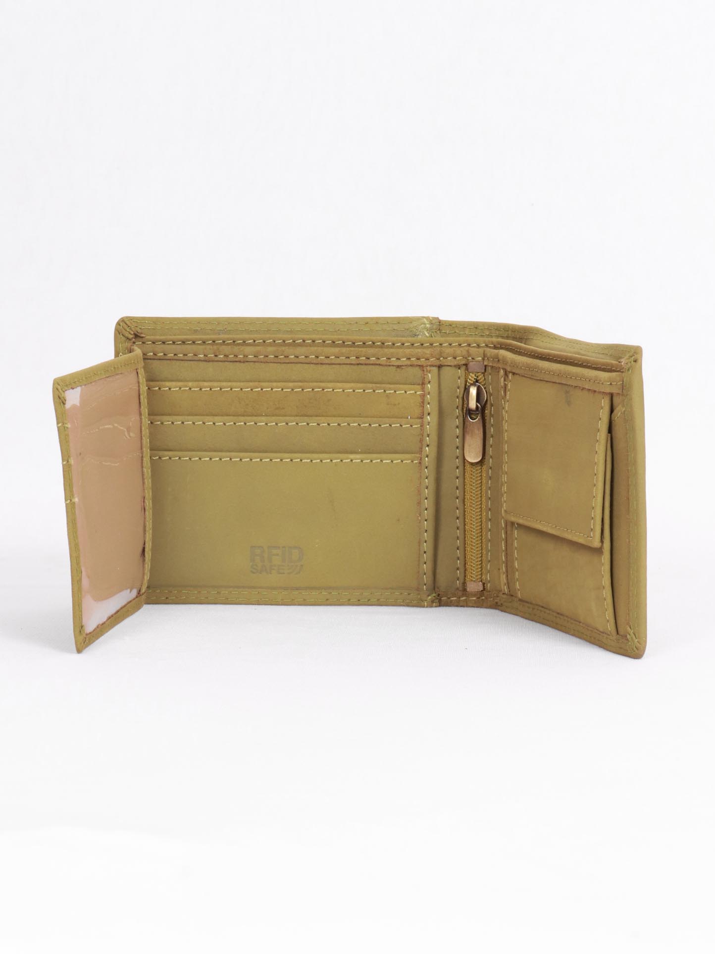 TAN & BROWN MEN'S WALLET