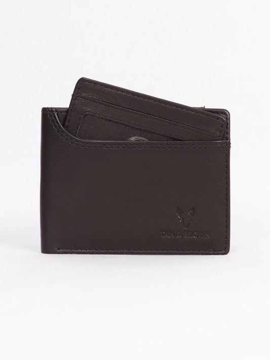 TAN & BROWN MEN'S WALLET