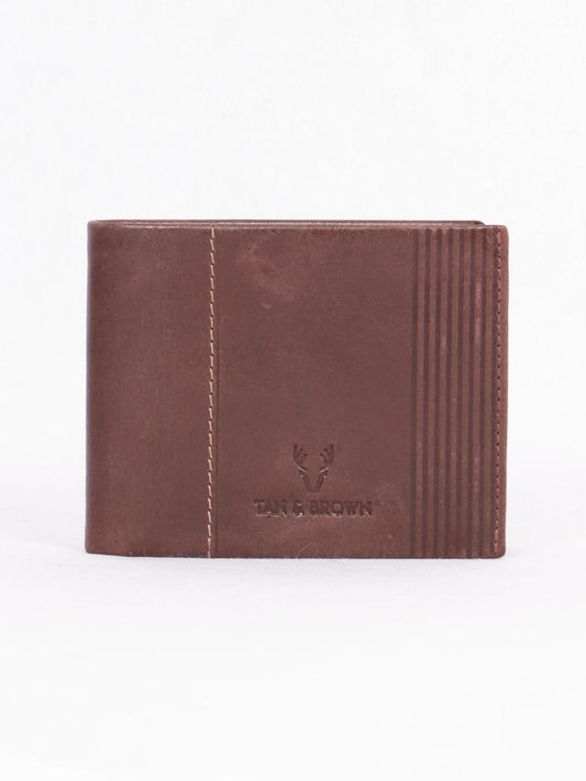 TAN & BROWN MEN'S WALLET