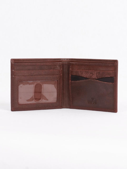 TAN & BROWN MEN'S WALLET