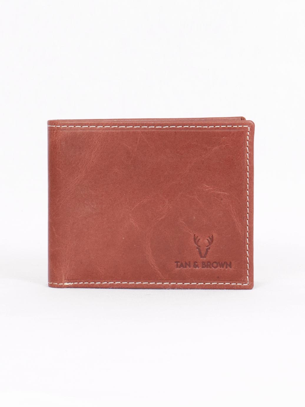 TAN & BROWN MEN'S WALLET