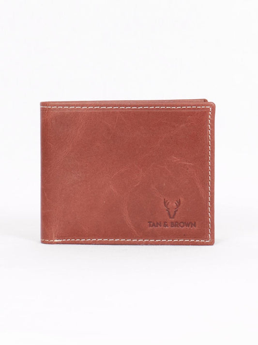 TAN & BROWN MEN'S WALLET
