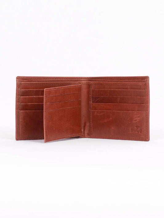 TAN & BROWN MEN'S WALLET