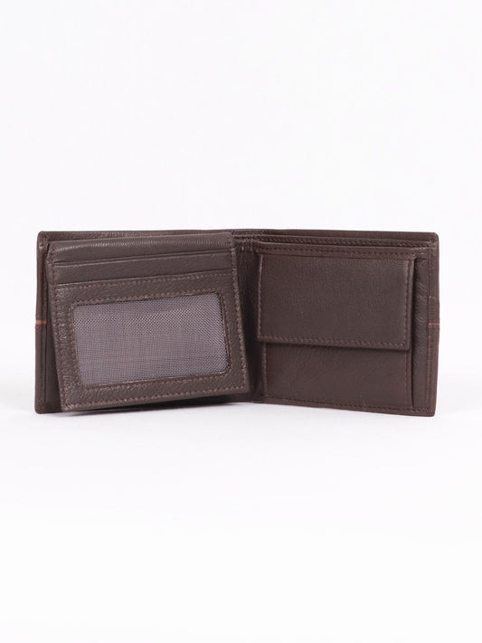 TAN & BROWN MEN'S WALLET