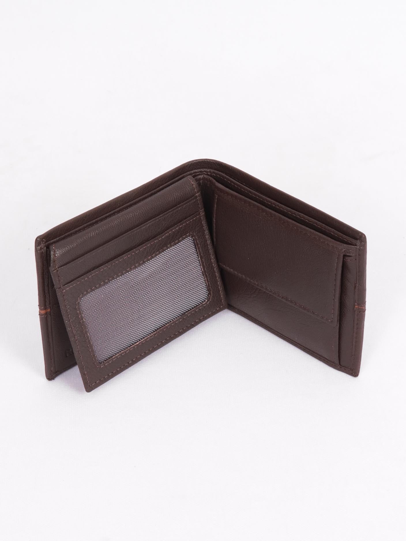 TAN & BROWN MEN'S WALLET