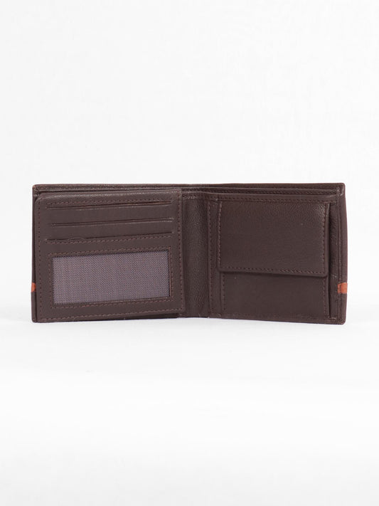 TAN & BROWN MEN'S WALLET