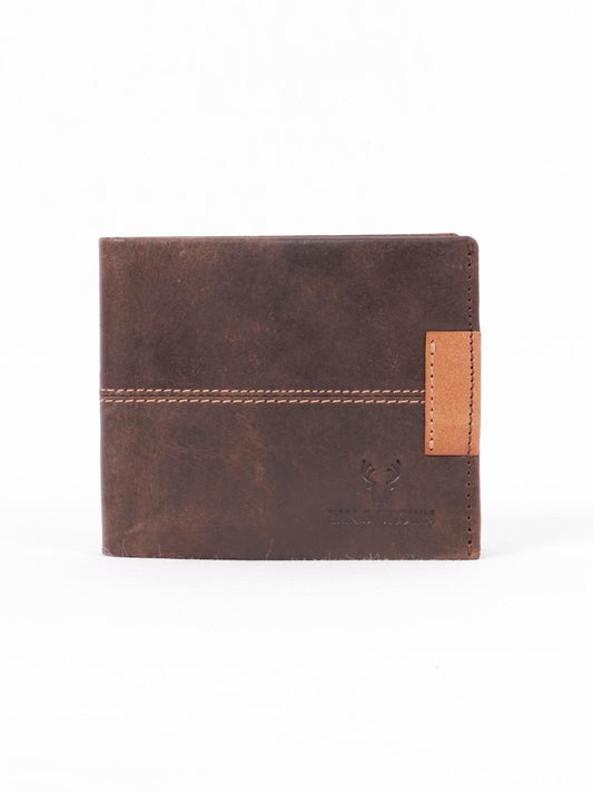 TAN & BROWN MEN'S WALLET