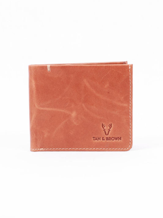 TAN & BROWN MEN'S WALLET