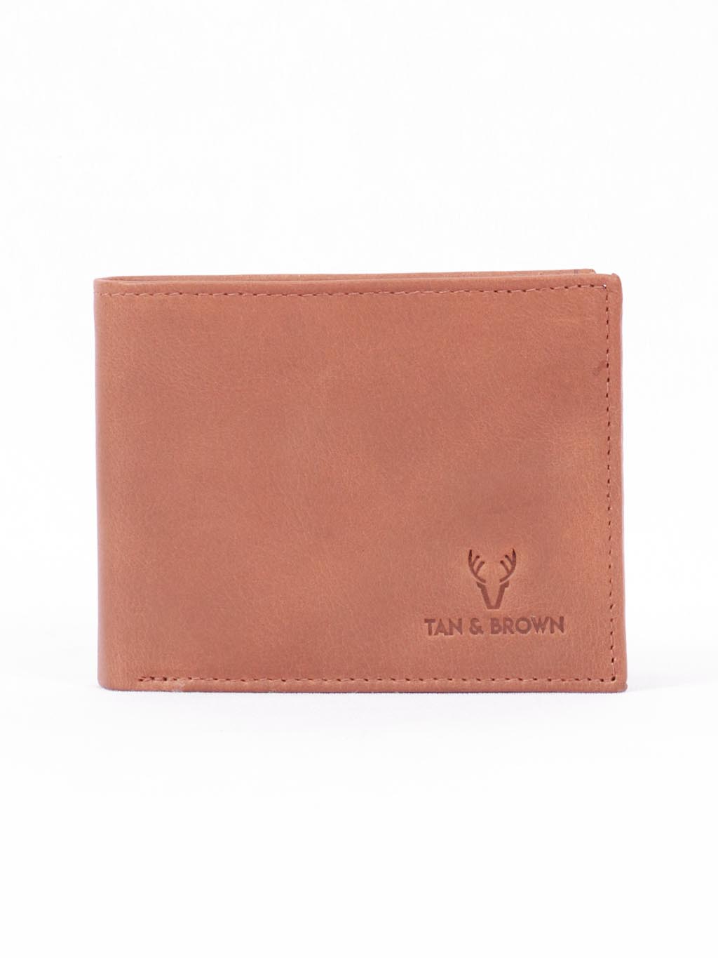 TAN & BROWN MEN'S WALLET
