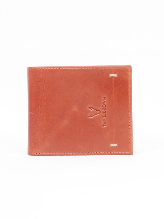 TAN & BROWN MEN'S WALLET