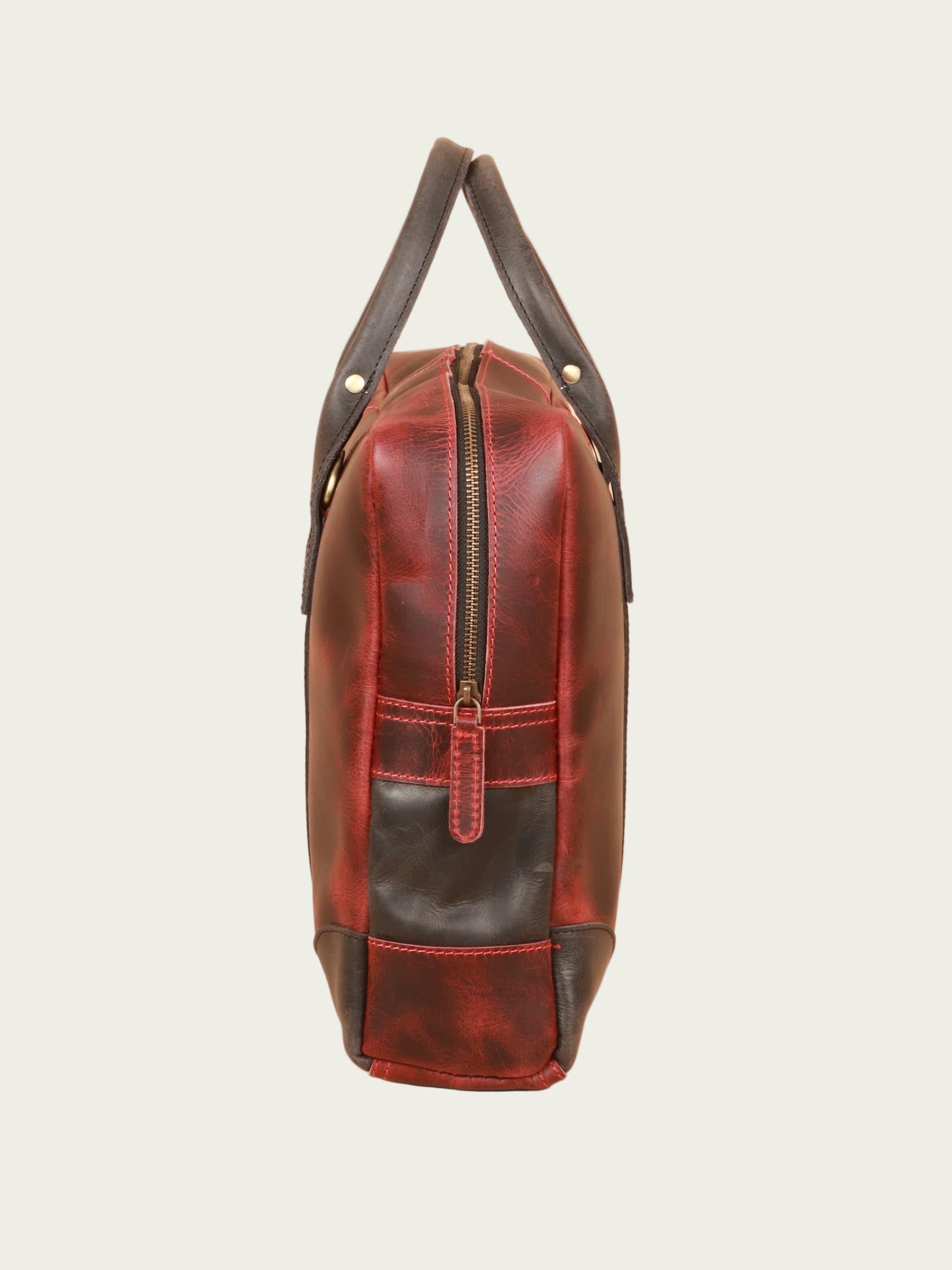 Stylish leather laptop bag for men and women