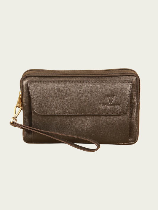 Leather Cash Bag