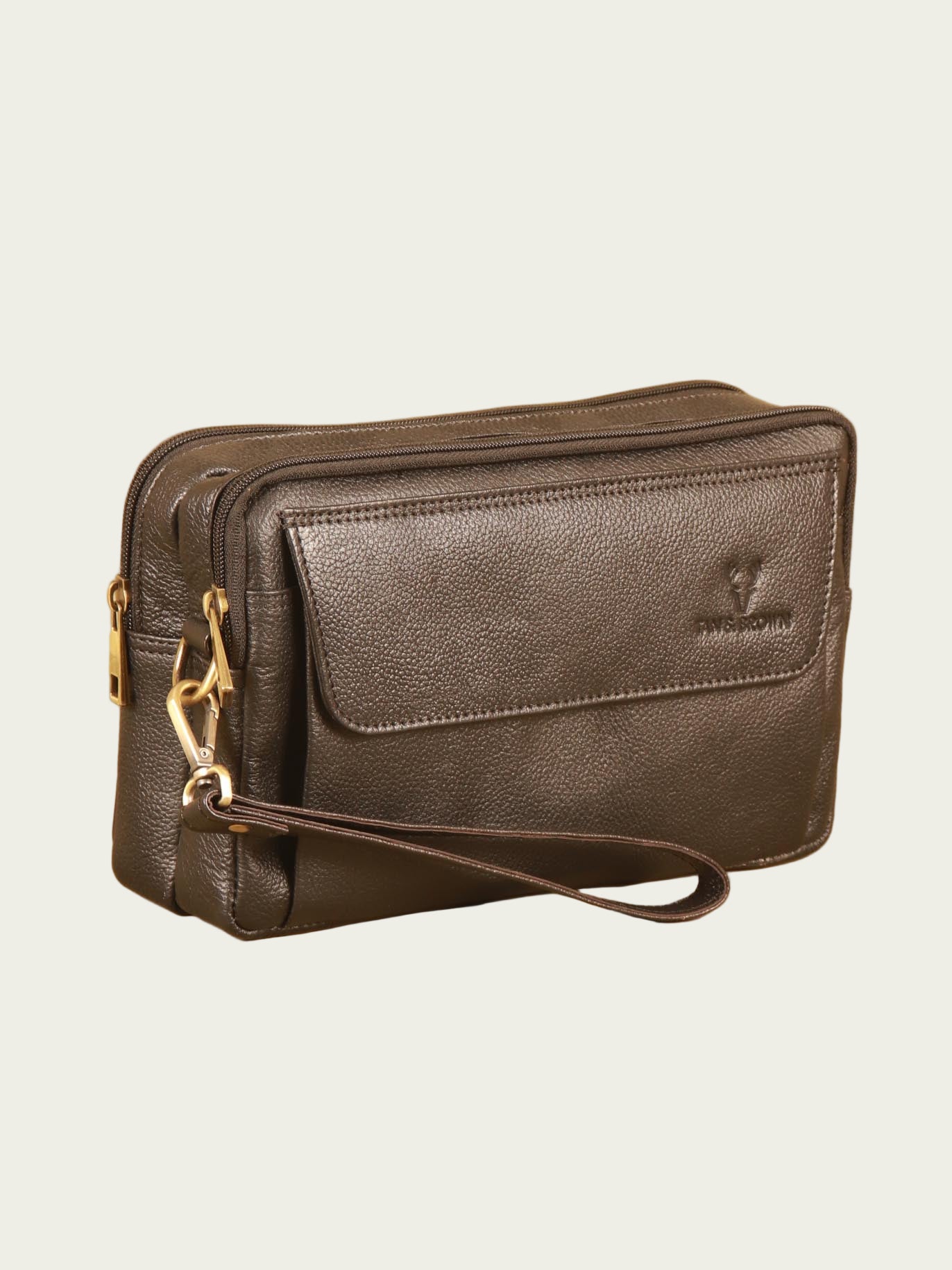 Leather Cash Bag