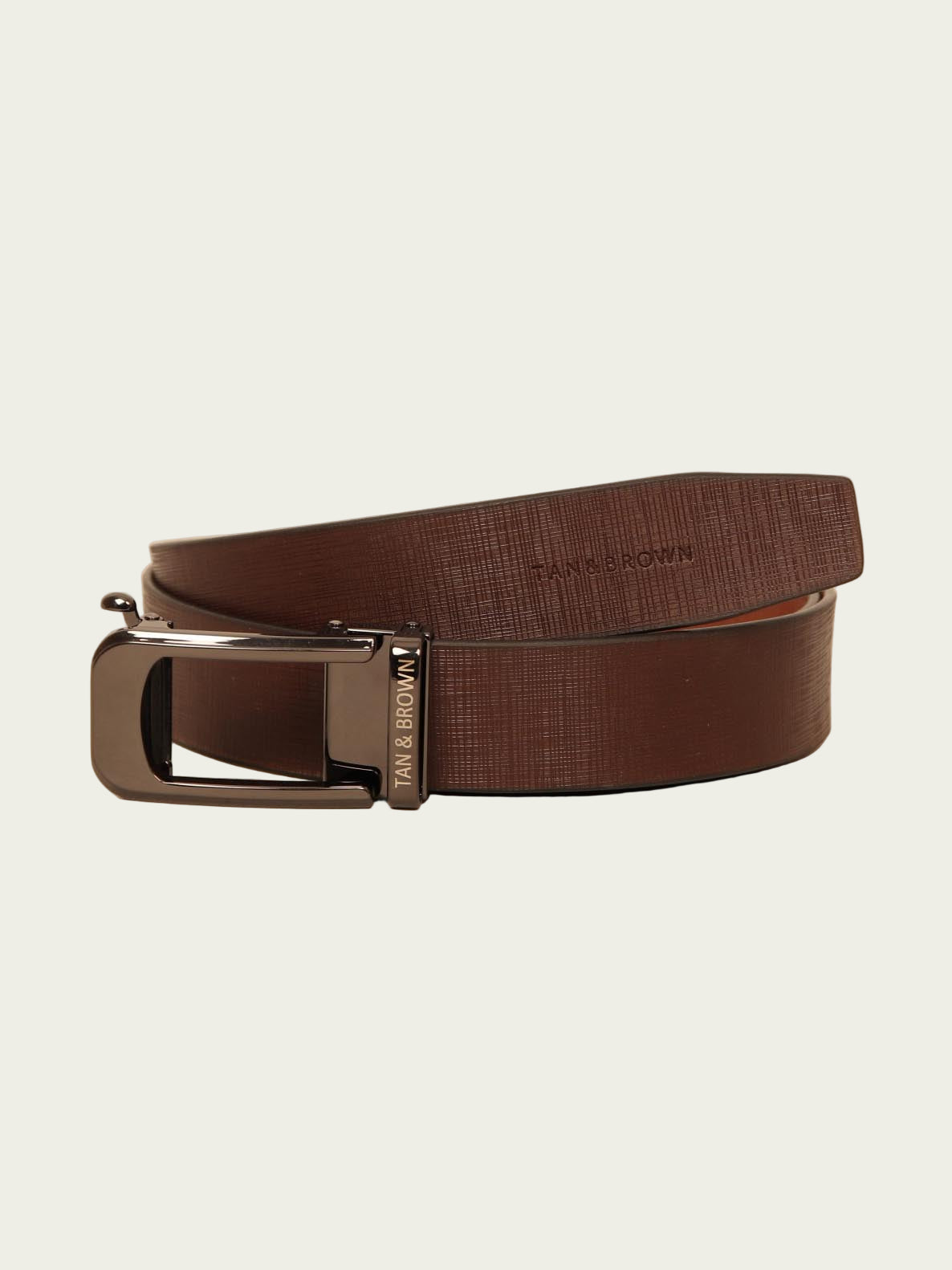 Brown Leather Belt for Men