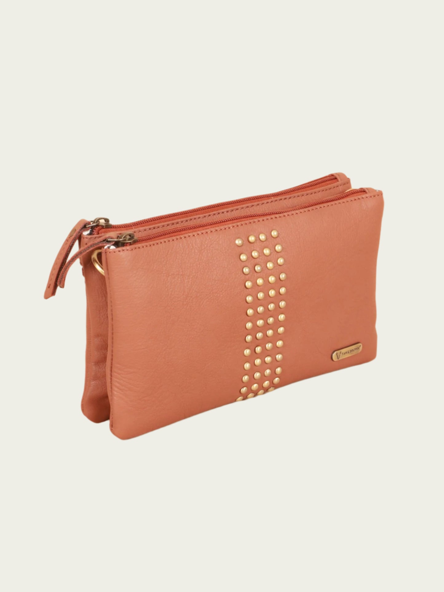 tan leather sling bag