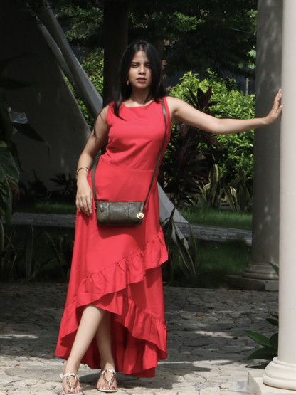 leather sling bag