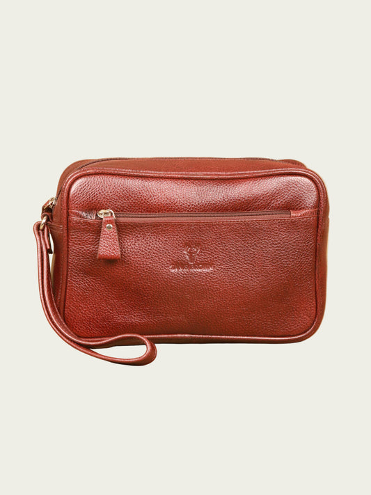 Genuine Leather Cash Bag