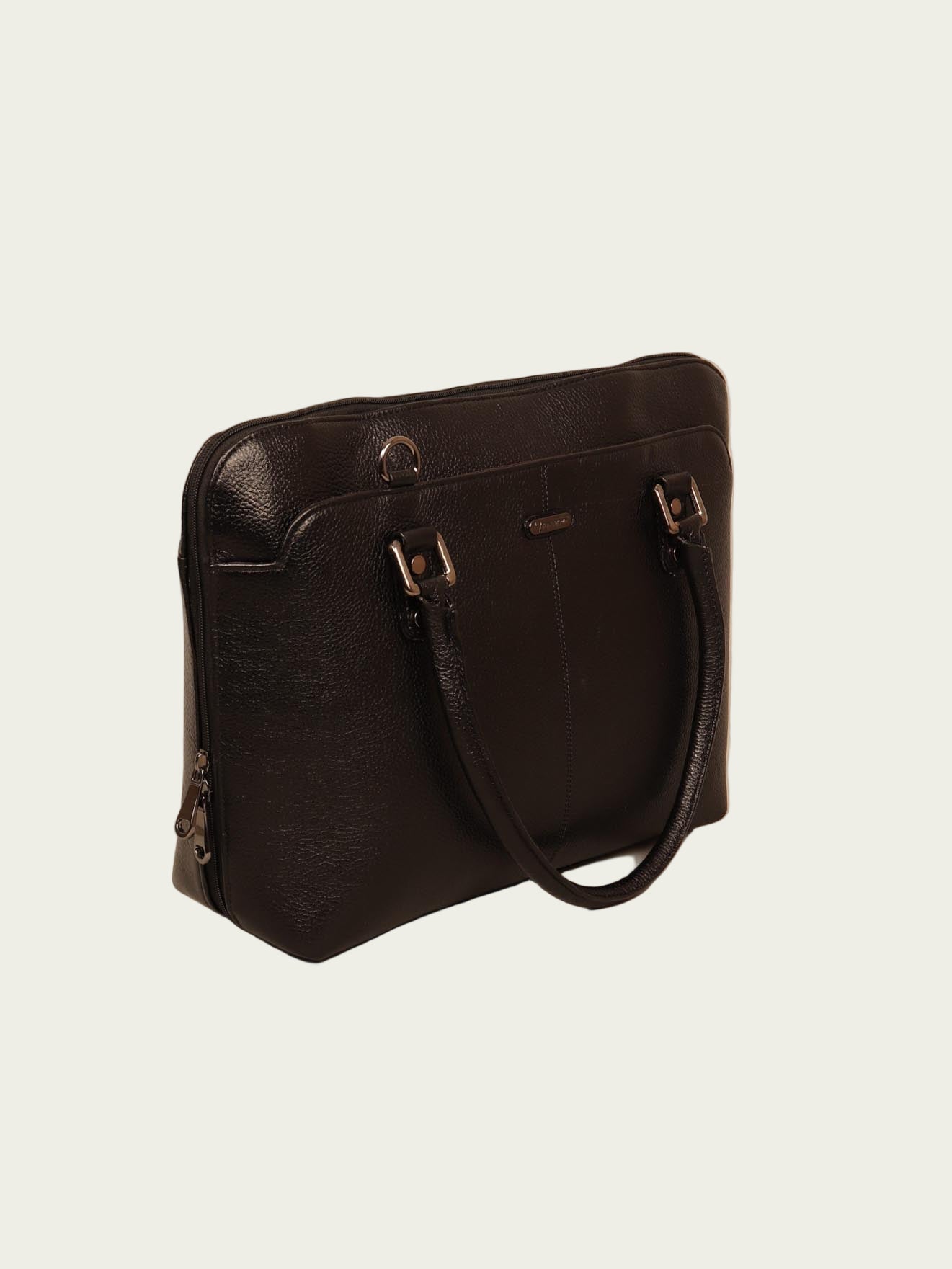 Leather Laptop Tote Bag for Women 