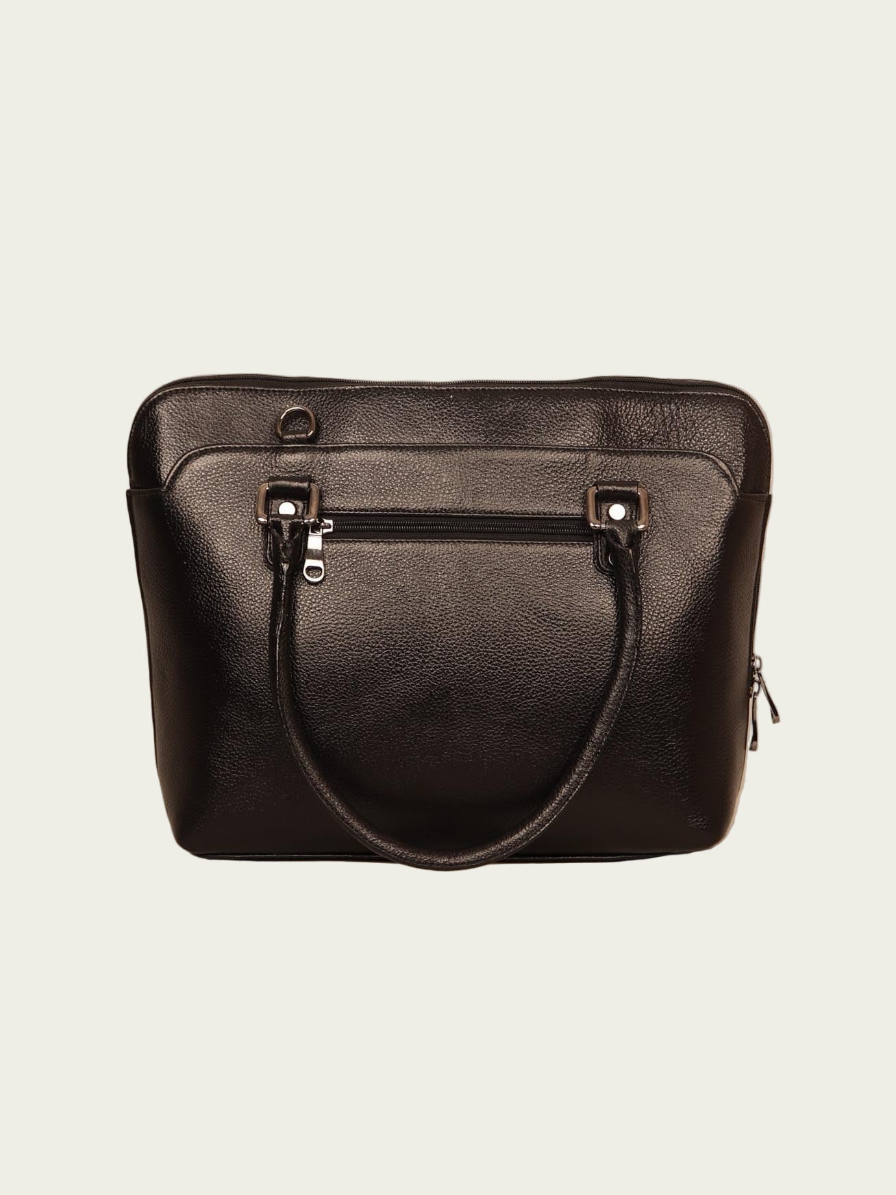 Leather Laptop Tote Bag for Women 