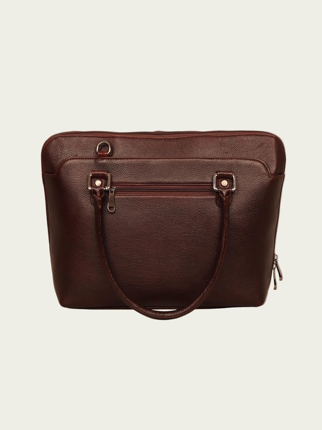 Leather Laptop Tote Bag for Women 