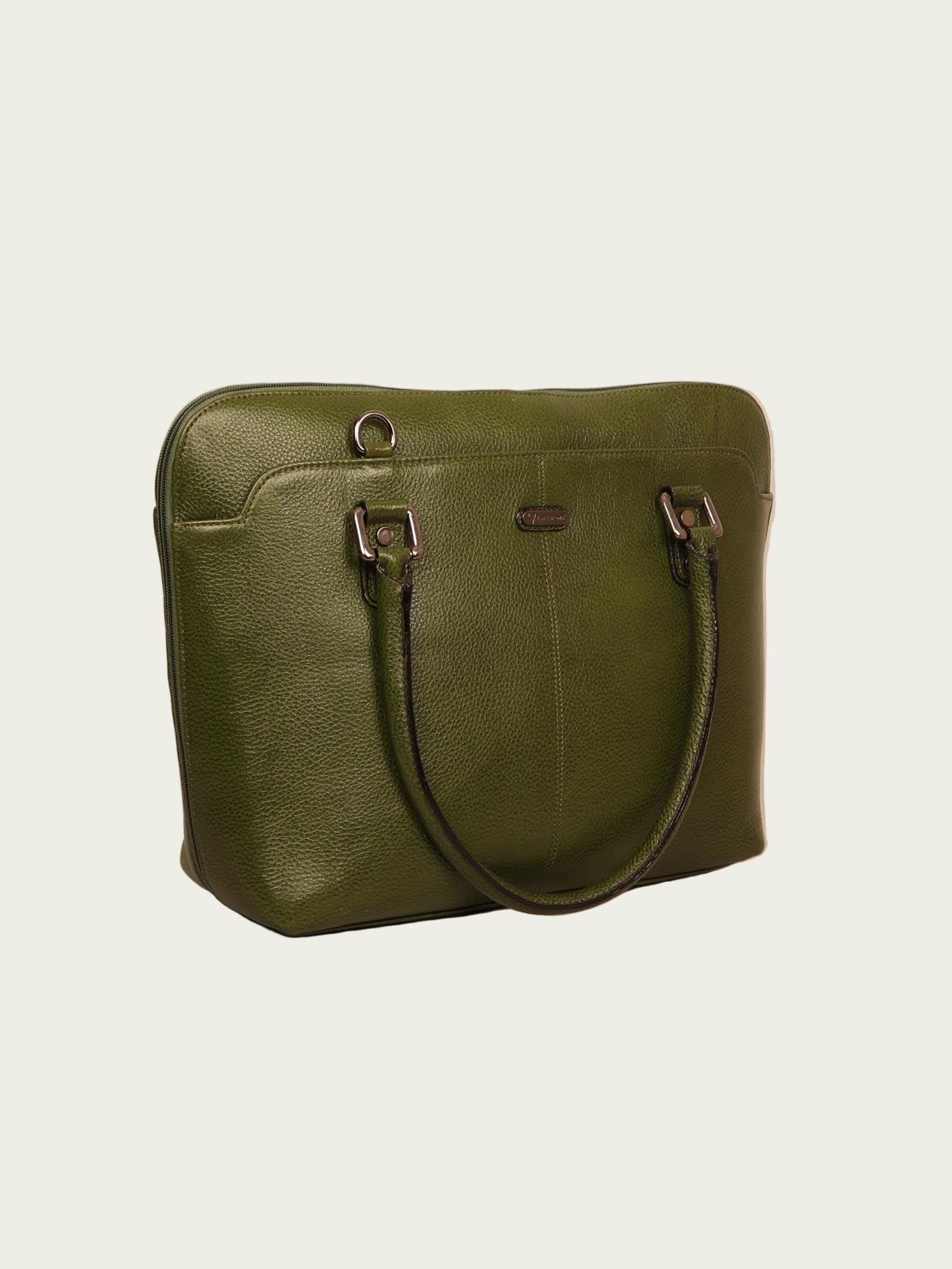 Leather Laptop Tote Bag for Women 