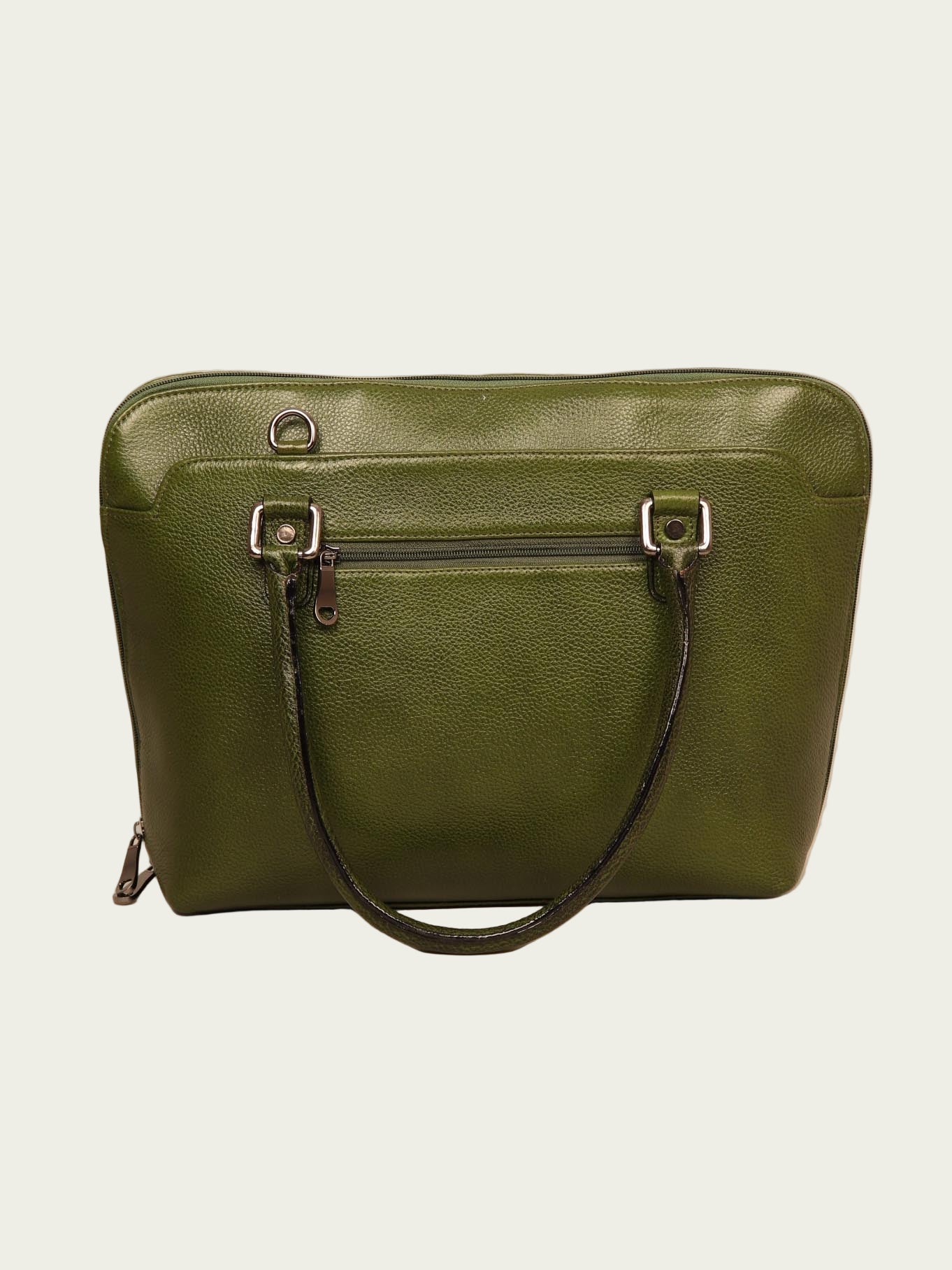 Leather Laptop Tote Bag for Women 