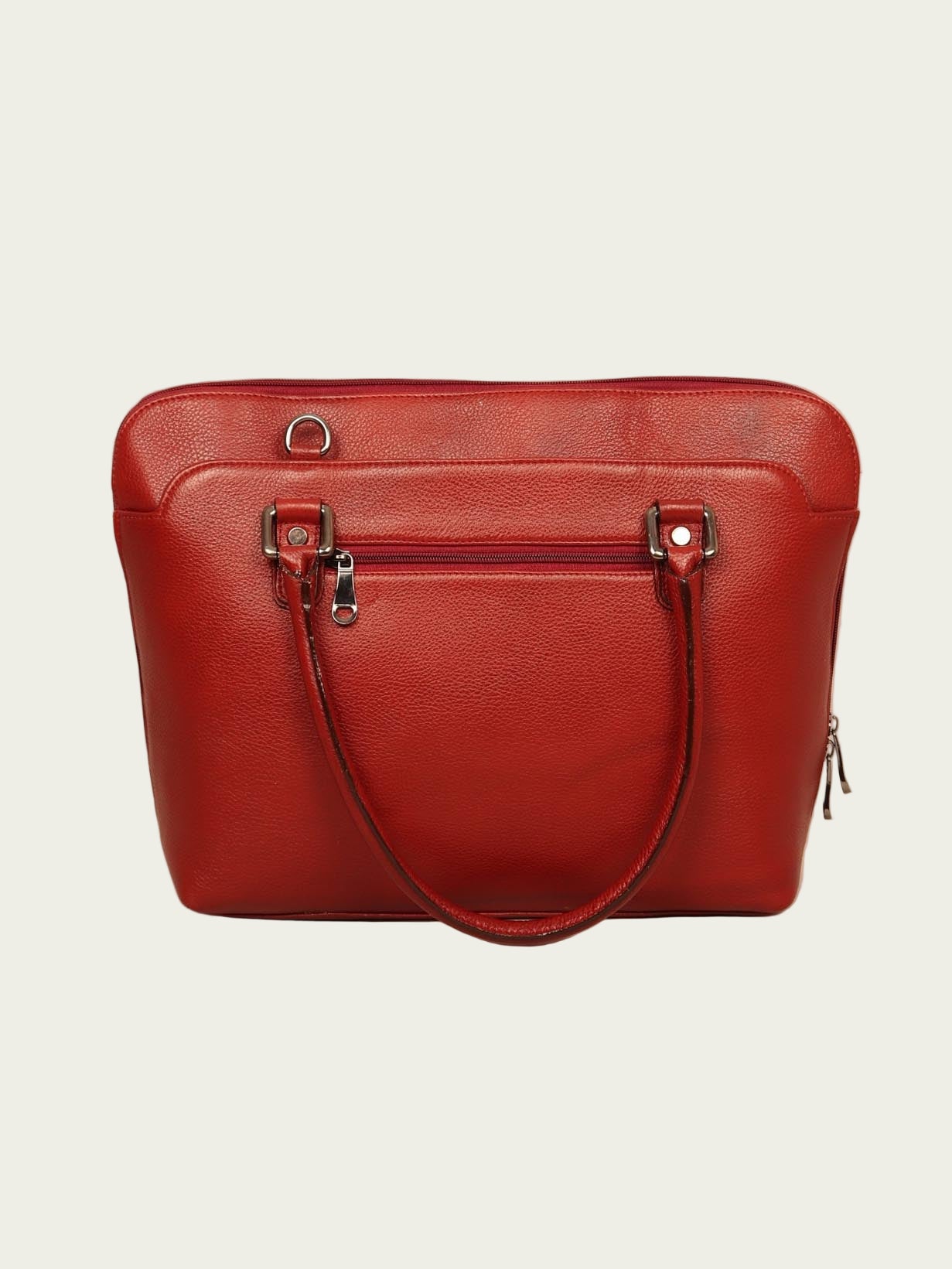 Leather Laptop Tote Bag for Women 