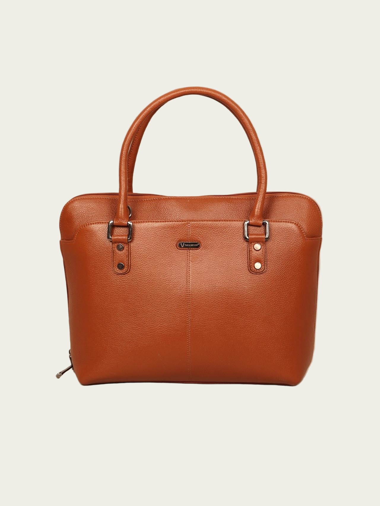 Leather Laptop Tote Bag for Women 