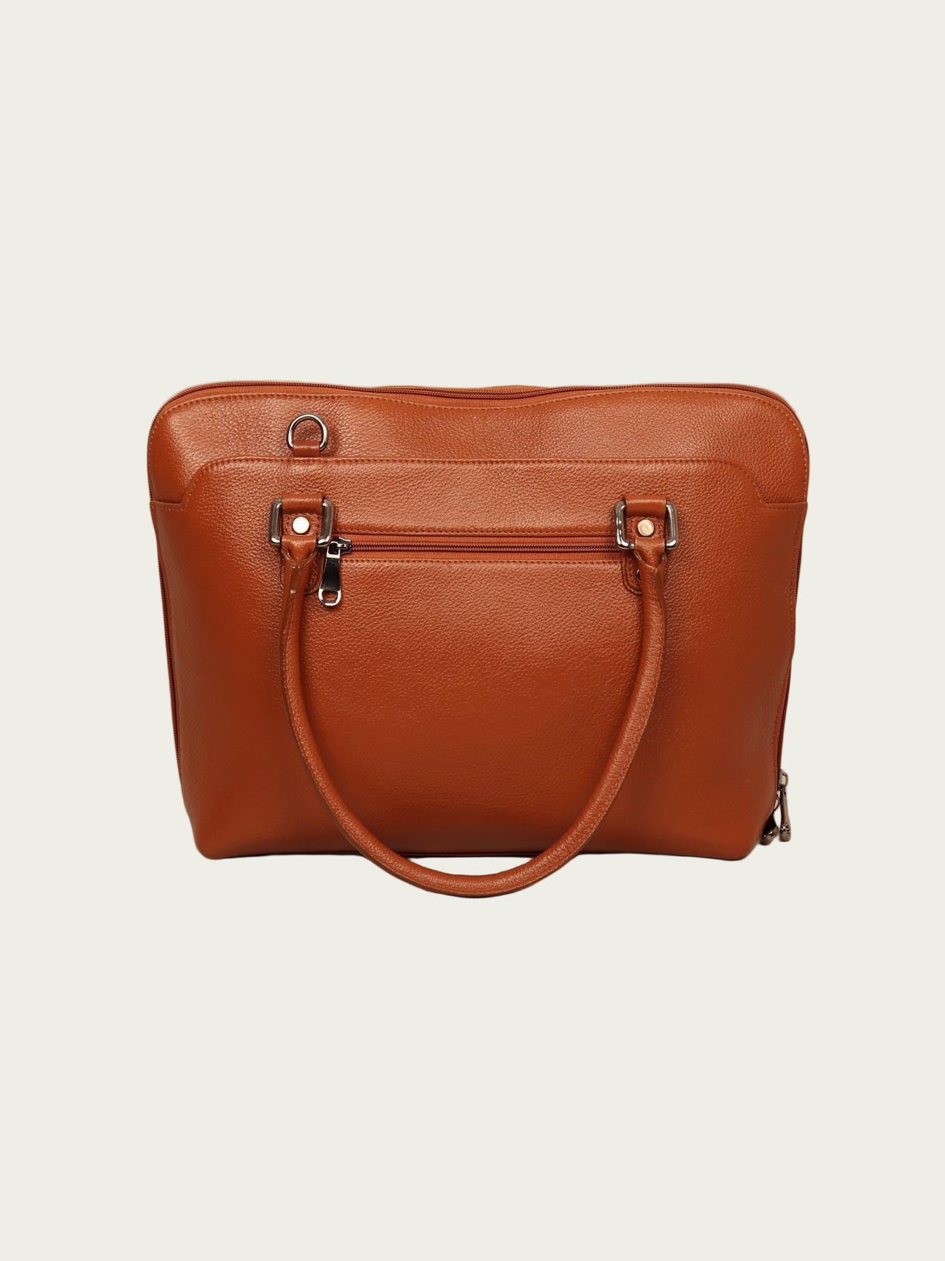 Leather Laptop Tote Bag for Women 