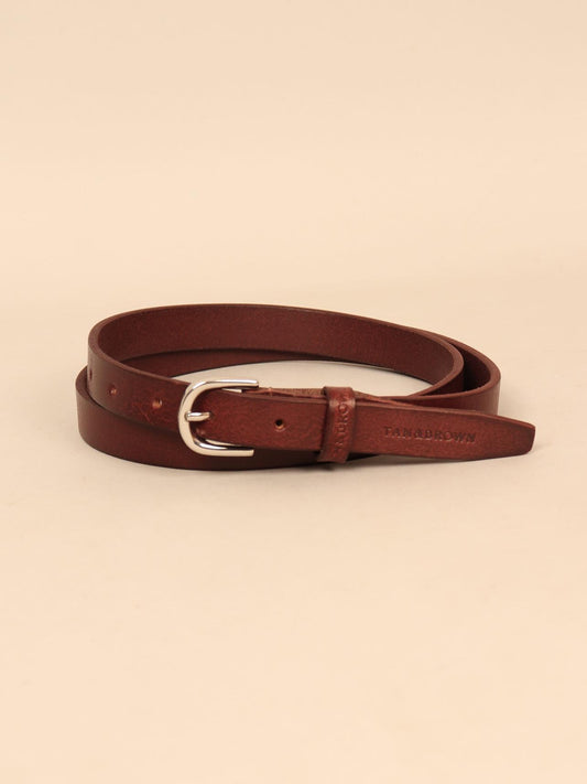 Ladies leather waist belt