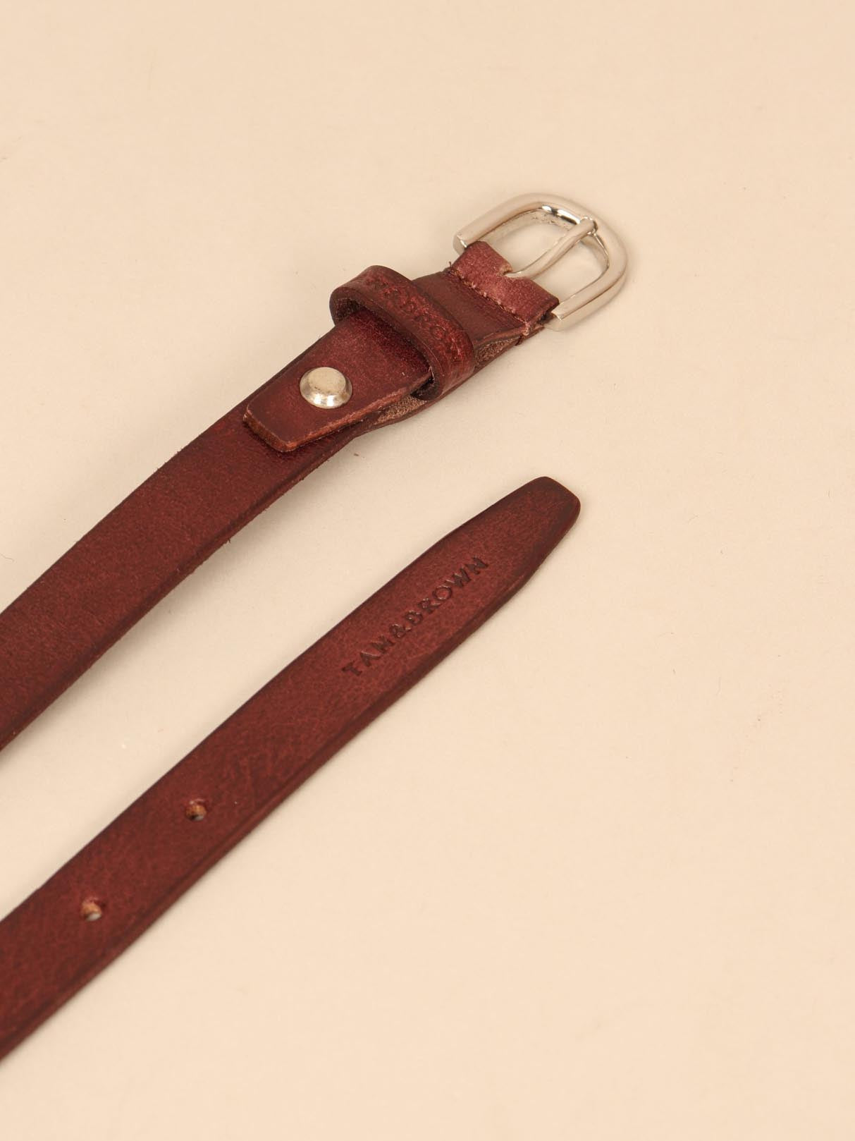 Ladies leather waist belt